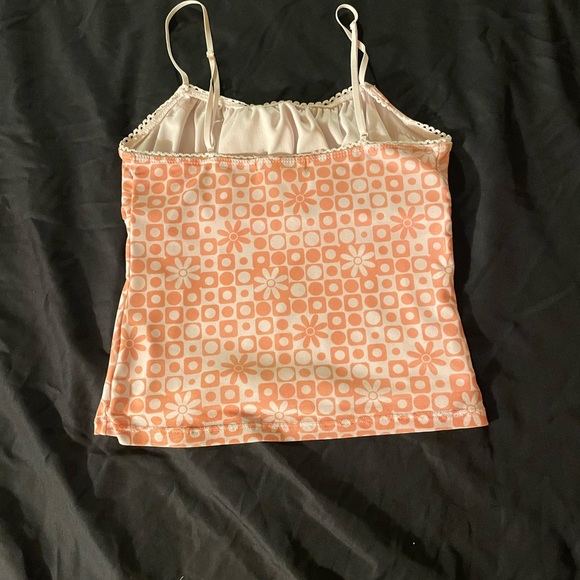 peach flower tank top - Picture 2 of 3